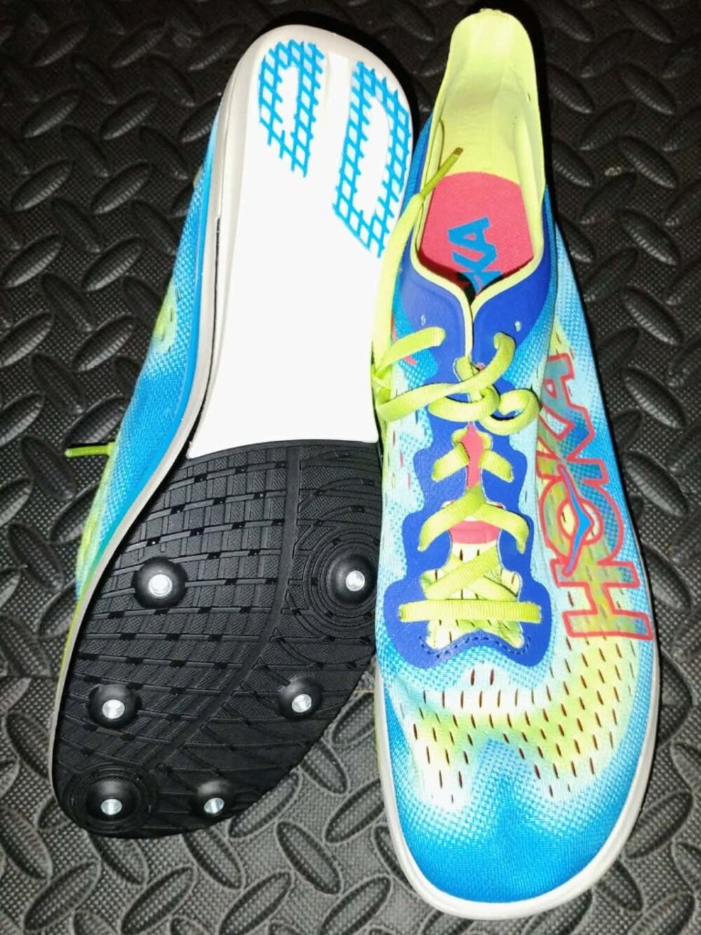HOKA Cielo FLYX Size 12 (distance running spikes)